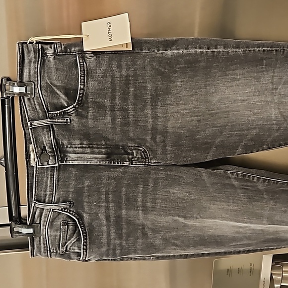 💕MOTHER💕 The Insider Crop Step Fray Jeans ~ Save Your Soul 33 NWT - Picture 14 of 16